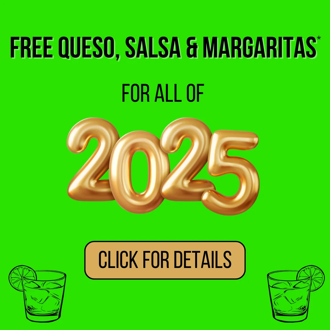 Free Queso & Margaritas Gift Card Promo square